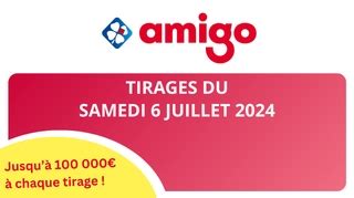 Résultats du Amigo 